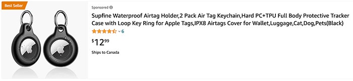 Apple Air Tag Holder Best Seller Amazon